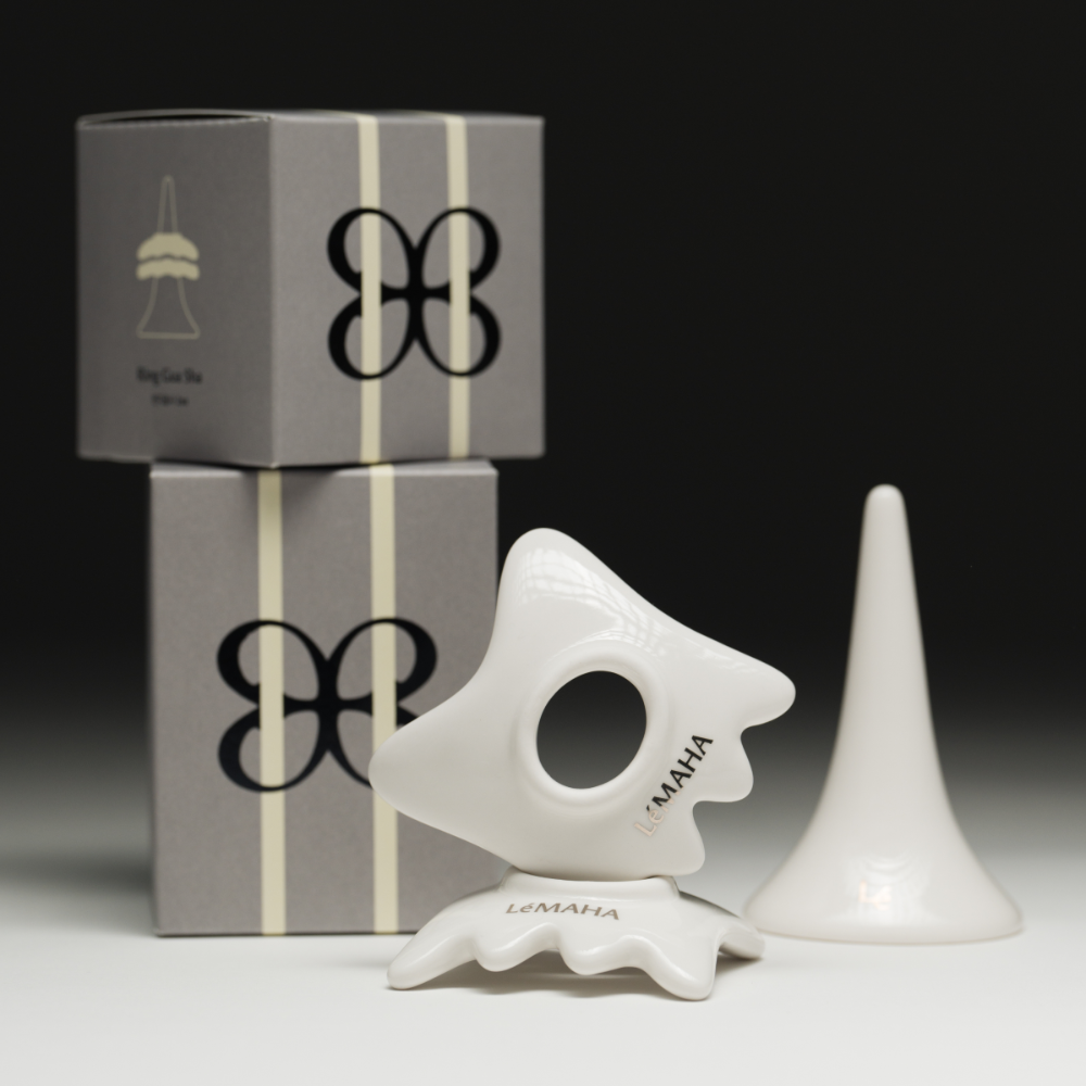 르마하 반지 괄사 팔자주름 경락 리프팅 림프 두피 얼굴 승모근 마사지