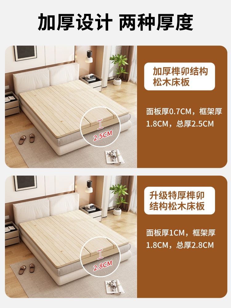 접이식 침대깔판 매트 베드 깔판 침대판 프레임 딱딱한 통기성 - 상세 이미지 5