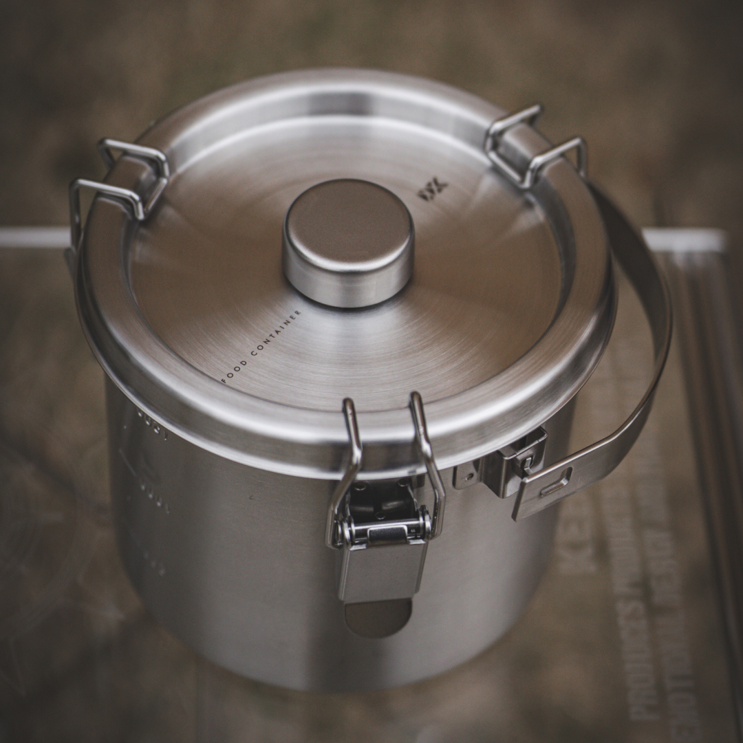 키녹스 푸드컨테이너 스텐 압력밀폐 용기 캠핑 반찬 통 국물 이유식 김치 보관 용기