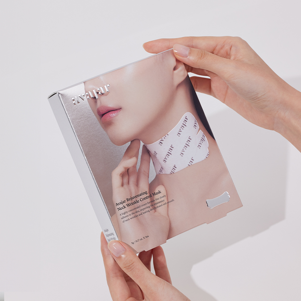 에이바자르 리쥬브네이팅 넥 링클 컨트롤 마스크 5매입, 주름패치 붙이는 PDRN 넥크림 - 상세 이미지 3