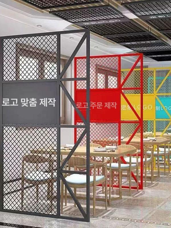 메쉬 망 철망 철조 스텐철 펜스 매장 업소용 블랙 다이아몬드 100x150 필요 시 - 상세 이미지 3