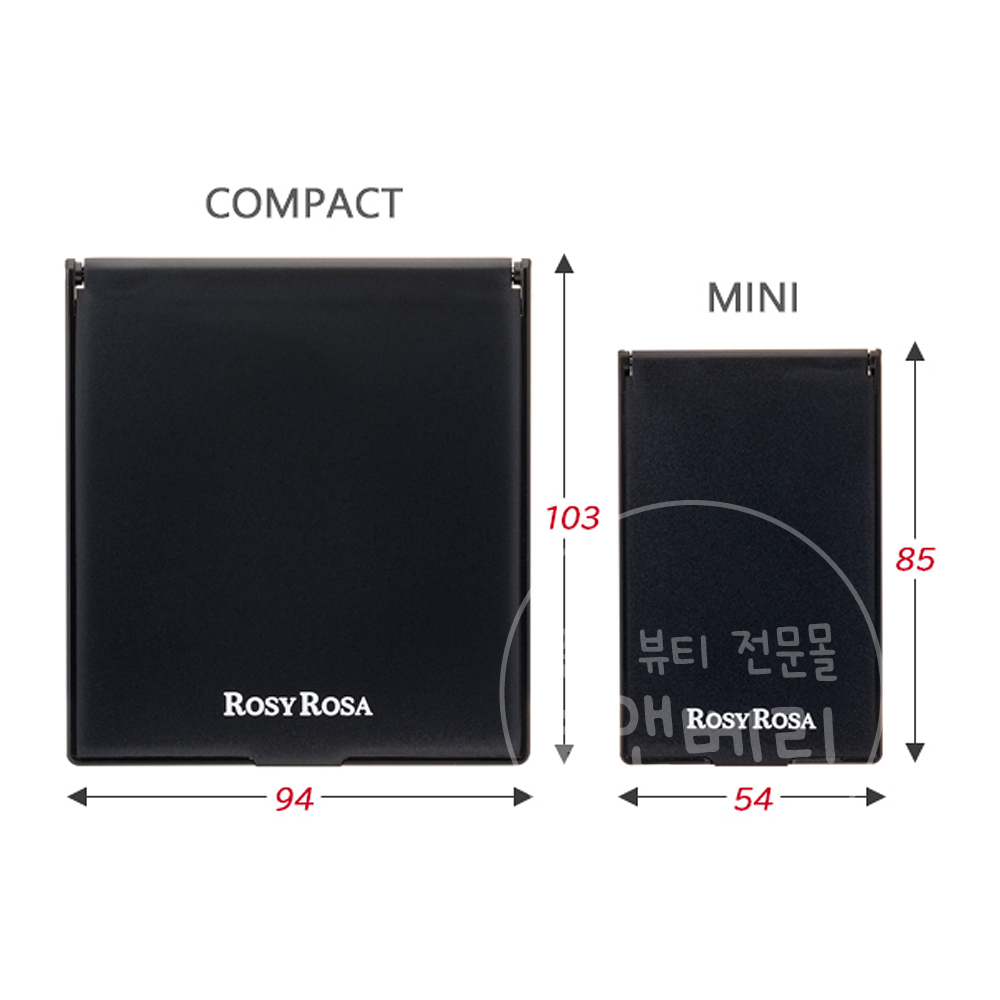 로지로사 거울 리얼룩 미러 미니 퍼플 - 상세 이미지 4