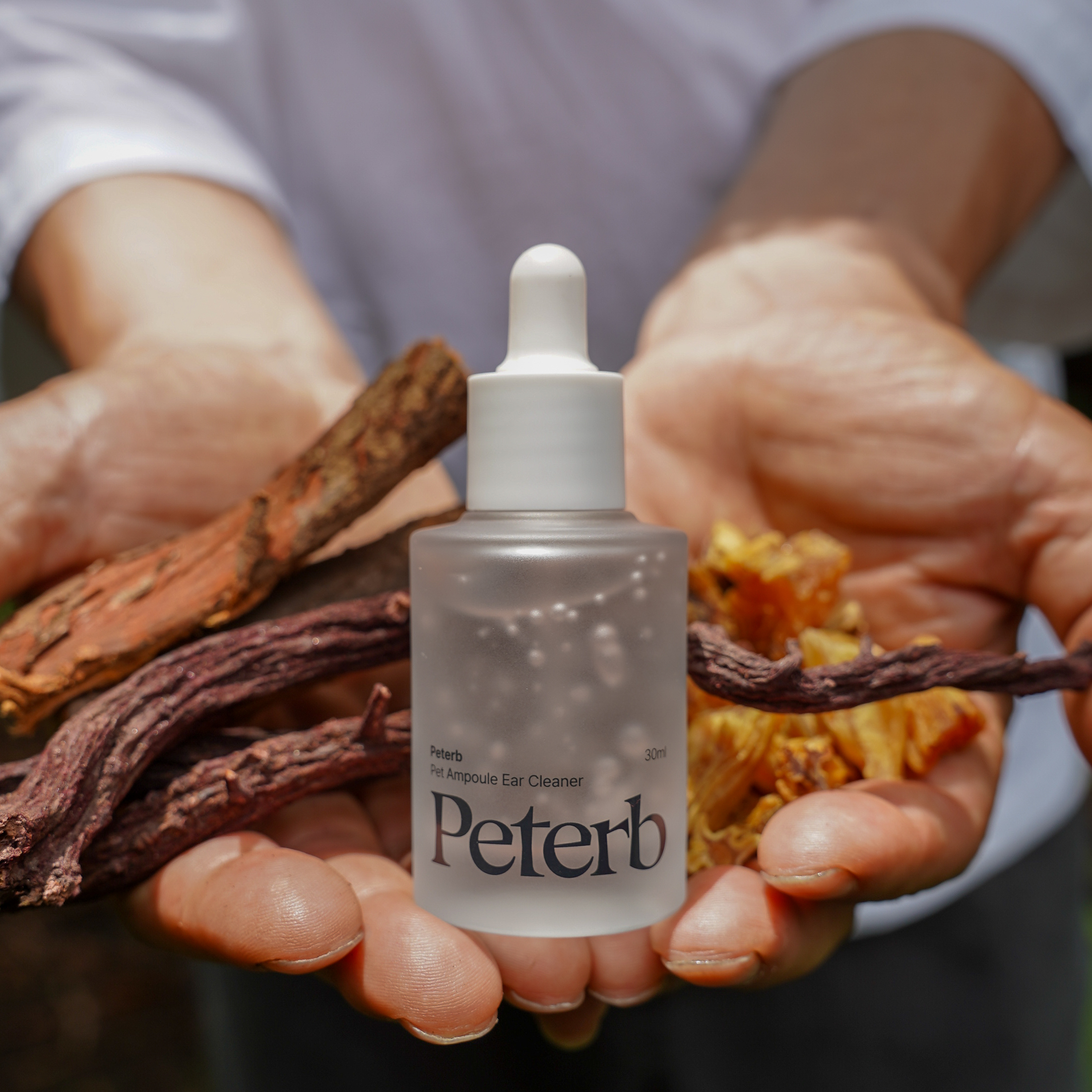 페터브 한방 앰플 강아지 귀세정제 고양이 귀세정제 청소 귓병 외이염 30ml, 1개 - 상세 이미지 3