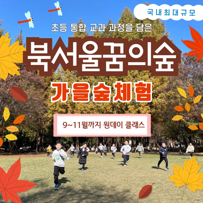 북서울꿈의숲 교과연계 가을 숲체험 | 1회 숲체험 by 반가워숲학교 - 메인 이미지
