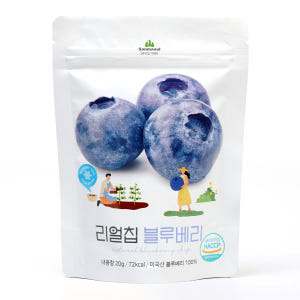 리얼칩 블루베리 (20g) 산마을 동결건조 과일 블루베리칩 맛있게 먹은 솔직 후기 - 상품 이미지 2