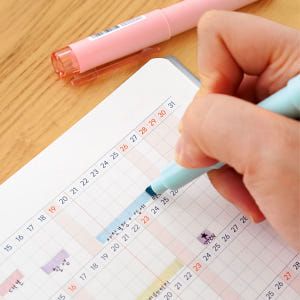 리훈 톤다운캄다운 하이라이터 연한 형광펜 4색 세트 암기펜 실사용 후기 | 효과 있을까? - 상품 이미지 4