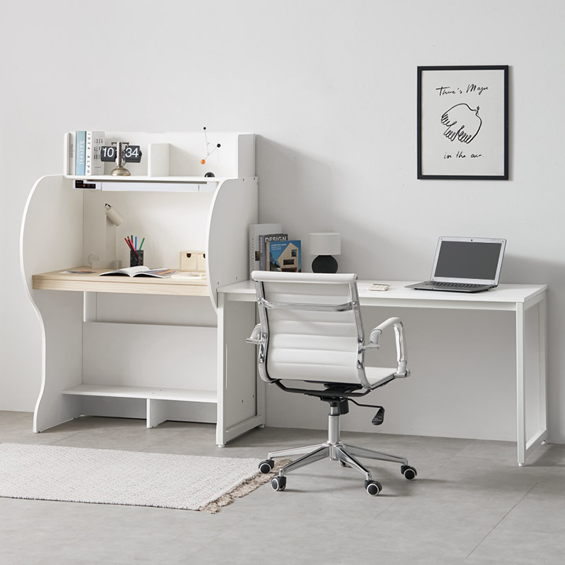 e스마트 엘리트 학생 1인 와이드 가정용 독서실책상 930 LED스탠드 포함