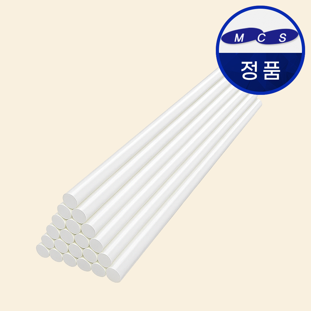 엠씨에스 글루건심 백색 11mm 600g 핫멜트 글루건 심 막대본드 - 상품 이미지