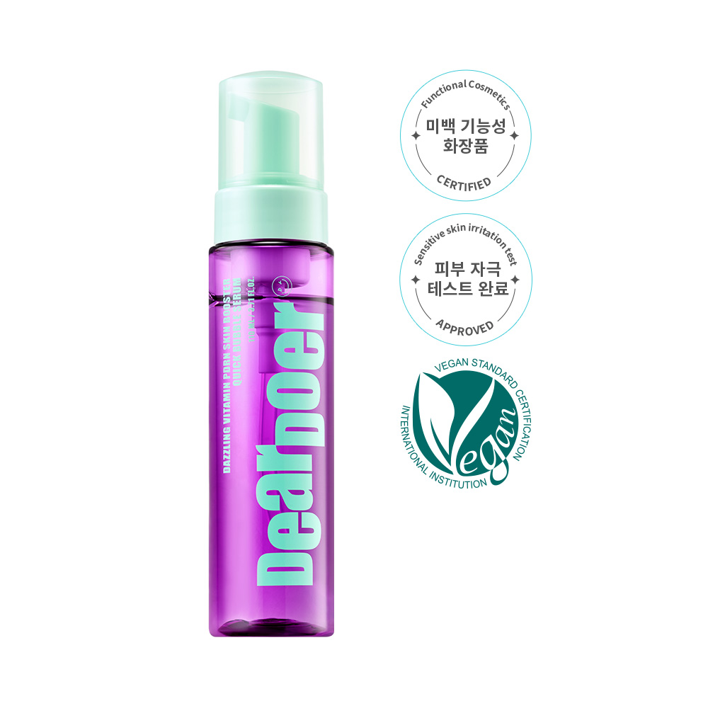 디어도어 스킨부스터 7초 버블 세럼 PDRN 비타민 수분 세럼 110ml, 1개 이미지 7