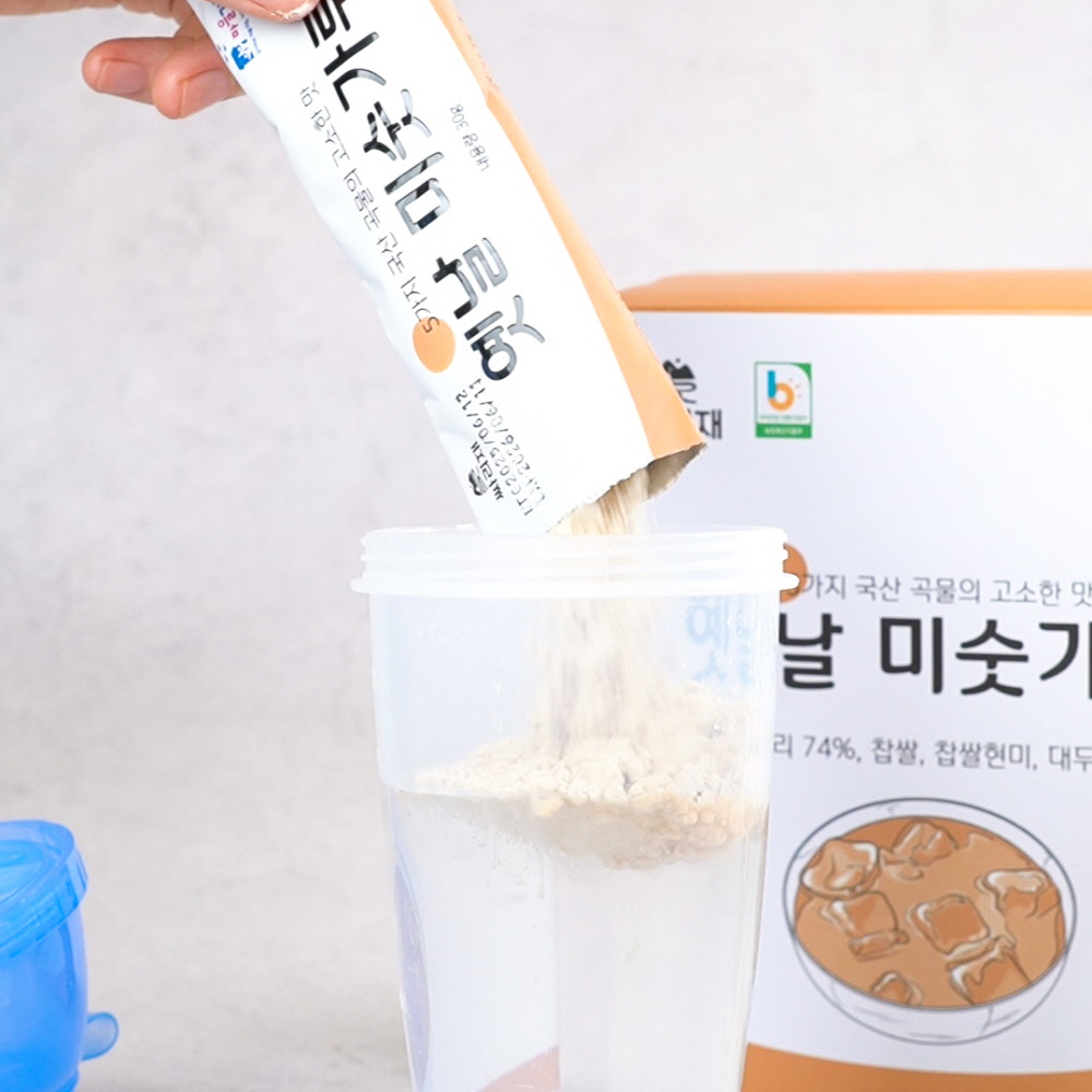 싸리재 시원하고 구수한 전통 옛날 맛 미숫가루, 스틱 30g 식사대용 100포, 1개 - 상세 이미지 3