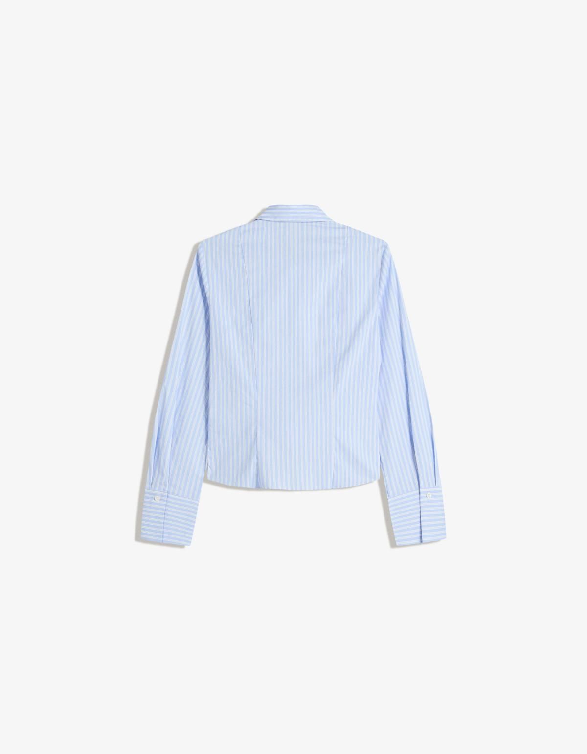 버쉬카 테일러드핏 스트라이프 다트 셔츠 6265/710 LIGHT BLUE - 상세 이미지 2