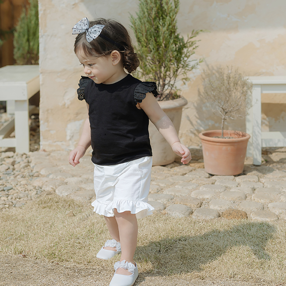 빌리 라피네 나시 티셔츠 블랙-2color (12m~4y) - 상세 이미지 2
