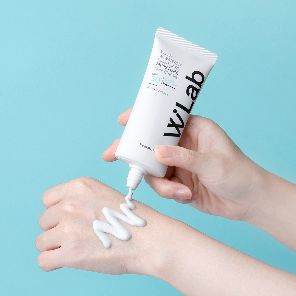 [수분선크림] 더블유 워터핏 라이트케어 모이스처 수분 선크림 SPF50+ PA++++ 60ml, 2개 - 상세 이미지 2