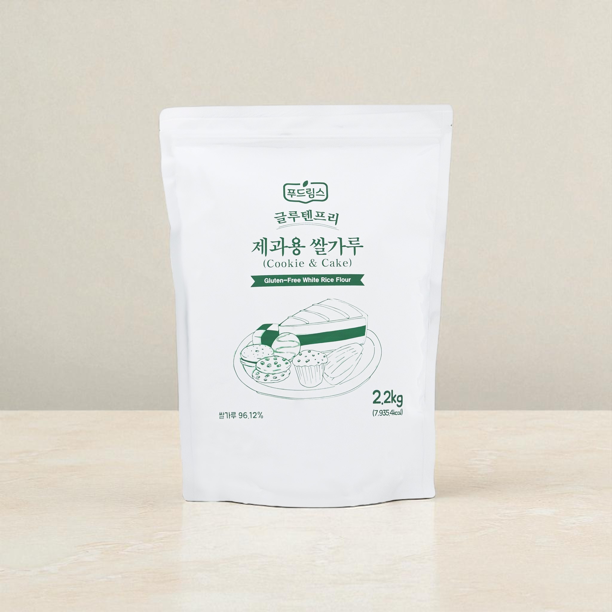 [글루텐프리] Glutenfree 푸드림스 제과용쌀가루, 밀가루대체 2.2kg, 1개 - 상세 이미지 2