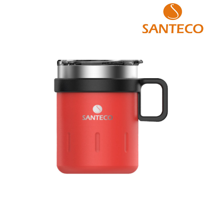 [산테코] 케미 보온보냉컵 350ml (오렌지레드) - 상세 이미지 2