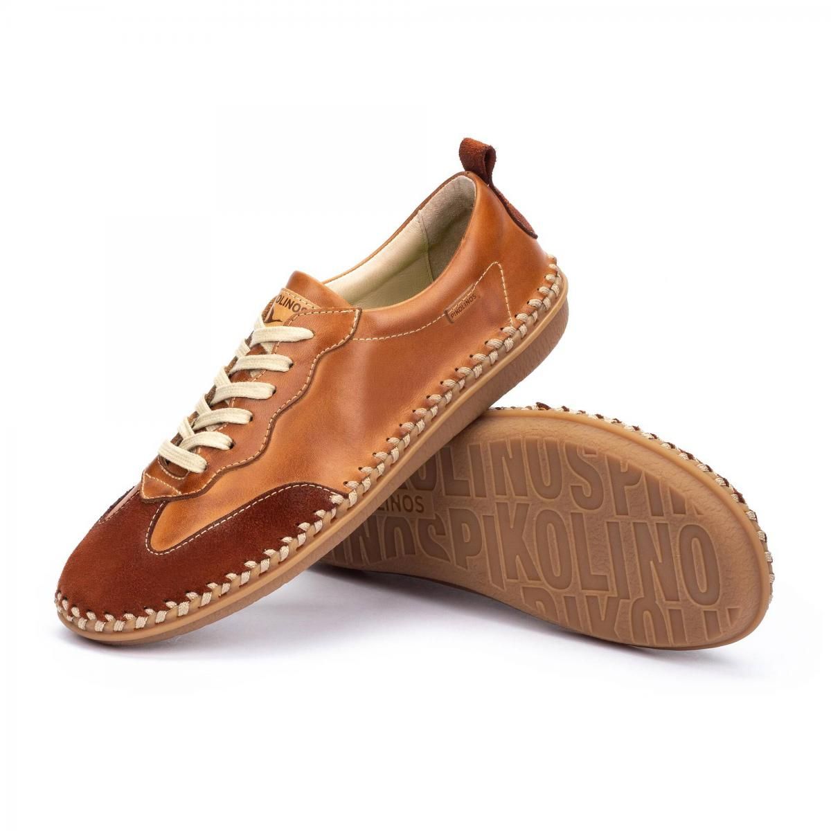 피콜리노스 리사이클 레더 스니커즈 PATERNA U9B-6811C1 BRANDY - 상세 이미지 5
