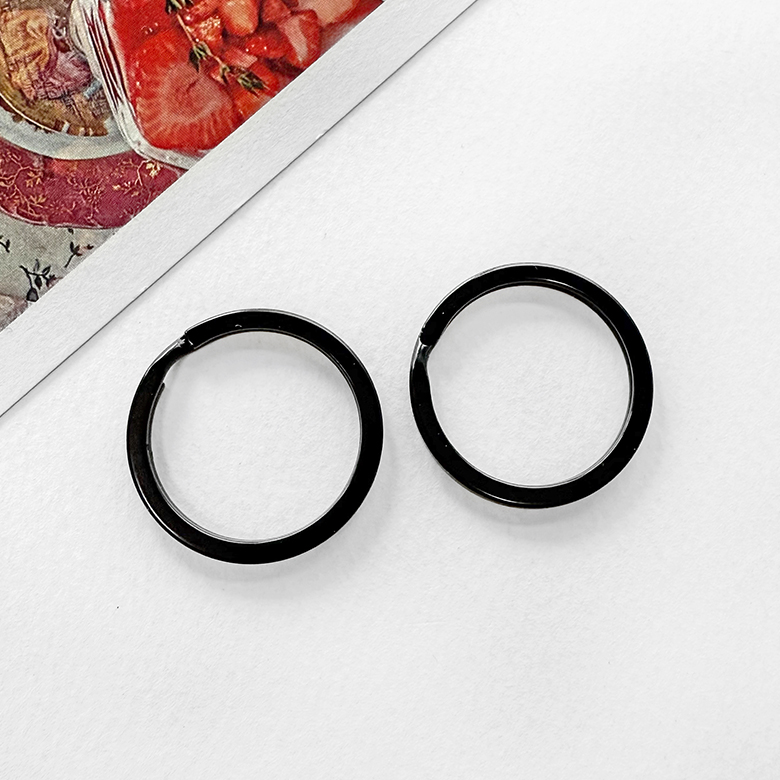(대용량100p) 납작 키오링 열쇠고리 키링 - 내경 20mm - 상세 이미지 3