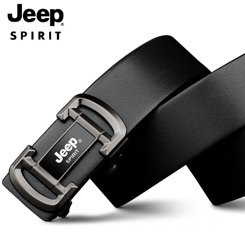 JEEP SPIRIT 남성 최고급 소가죽 자동 버클 벨트 상품 이미지