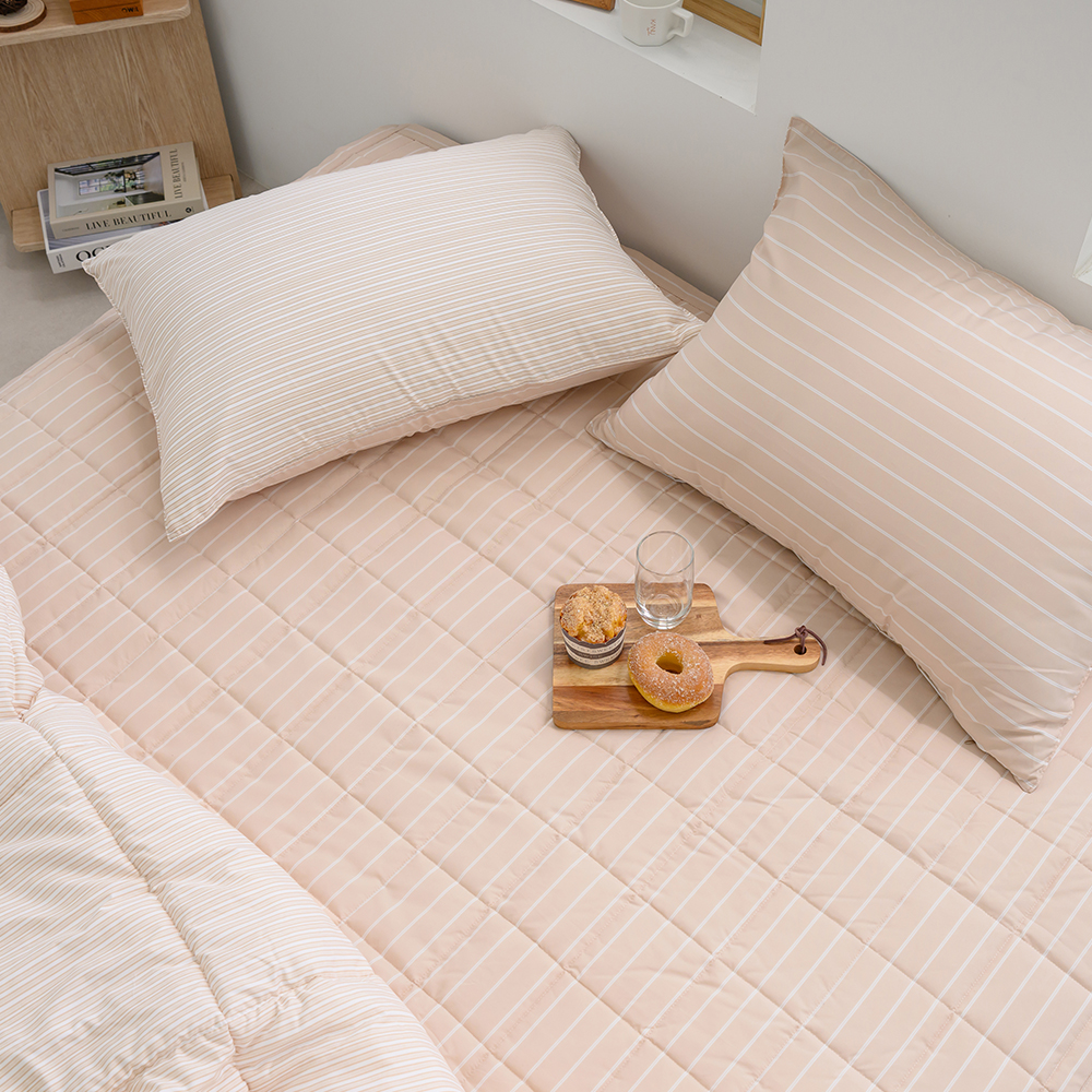 몽슈 진드기 걱정없는 향균 패드 침대팯드 카페트패드 논슬립 고정밴드 SS Q 베이지 그레이