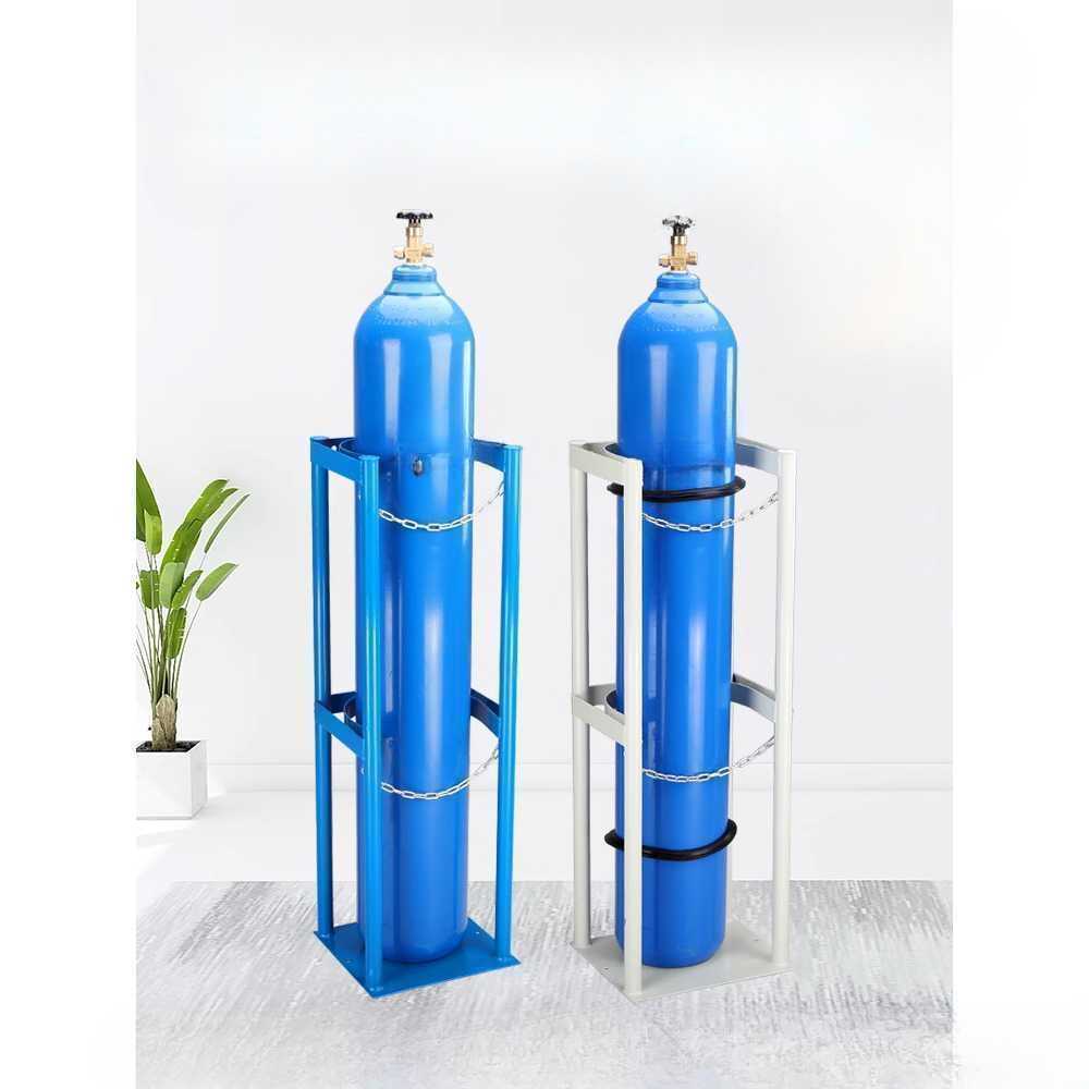 이동식 가스통 거치대 바퀴형 LPG통 운반 캐디 산소통 40L 단일-휠/난간-24cm - 상세 이미지 2