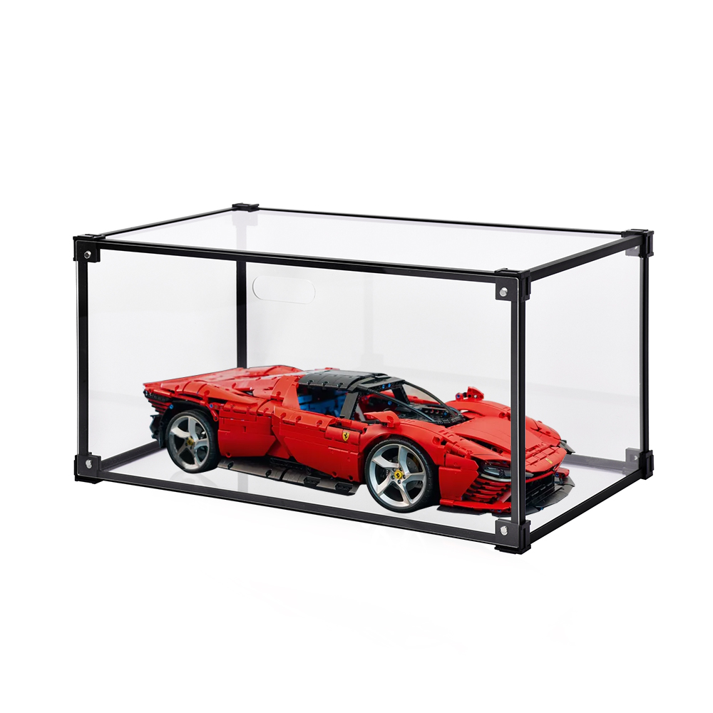 노바리빙 아크릴 케이스 피규어 장식장 레고 테크닉 건담PG 프라모델 진열장 손잡이형 밀폐형