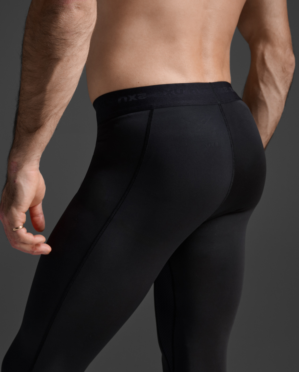 2XU 베이스 레이어 컴프레션 타이즈 운동 바지 MA7199BBLK-NRO 이미지 6