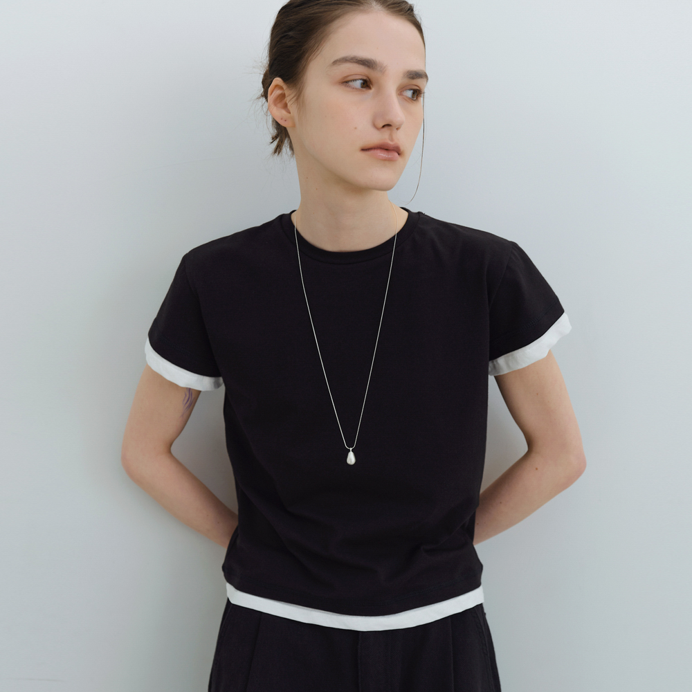 [블루브릭] Half layered t-shirt (3colors) - 상세 이미지 3