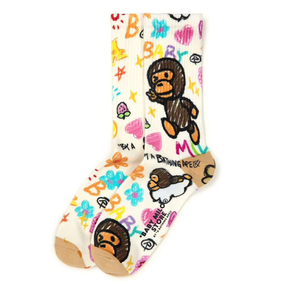 베이프 양말 BABY MILO SOCKS 2 AL70-184-302 - 상세 이미지 3