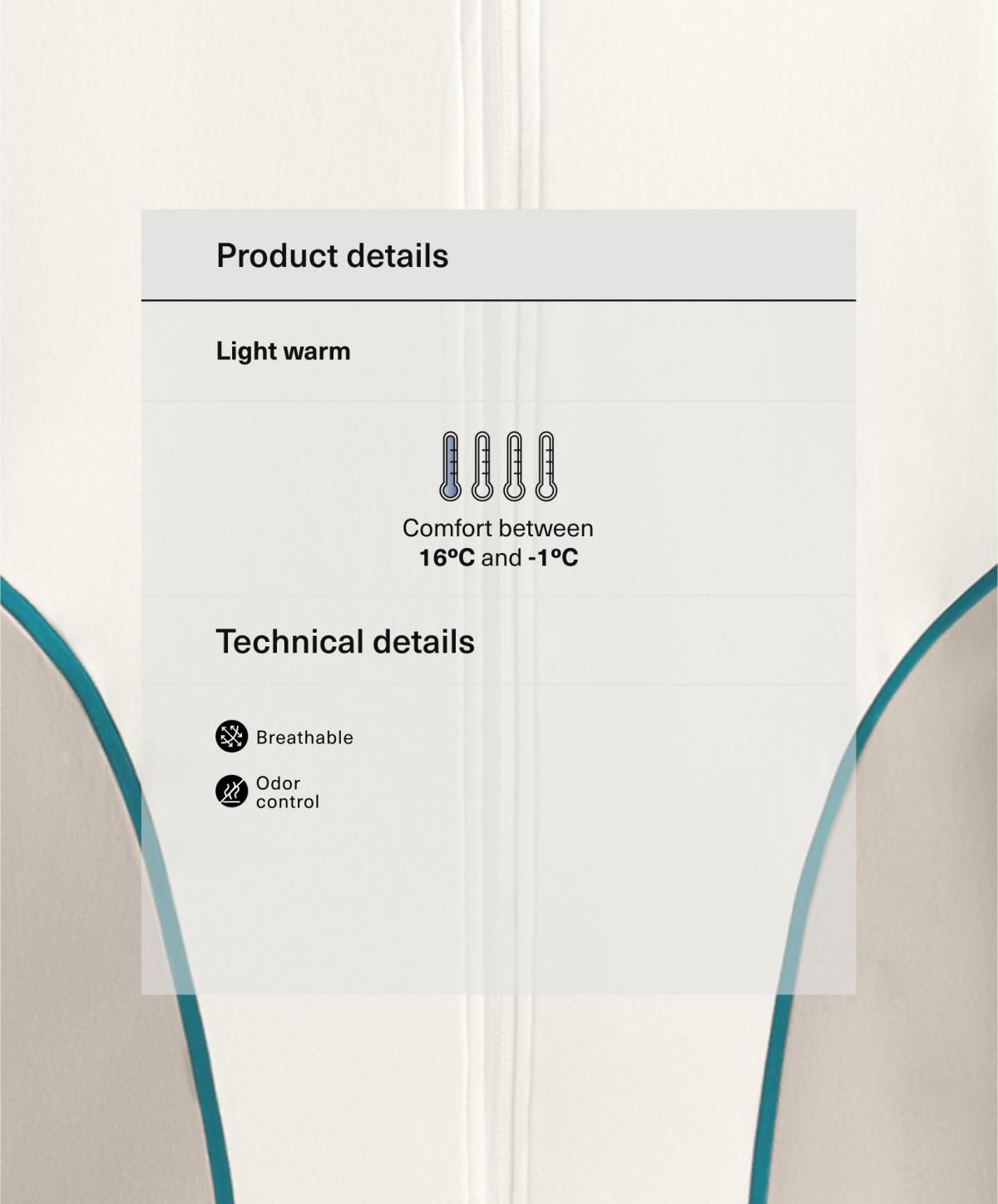 오이쇼 테크니컬 경량 집업 재킷 3879/332 PALEECRU - 상세 이미지 3