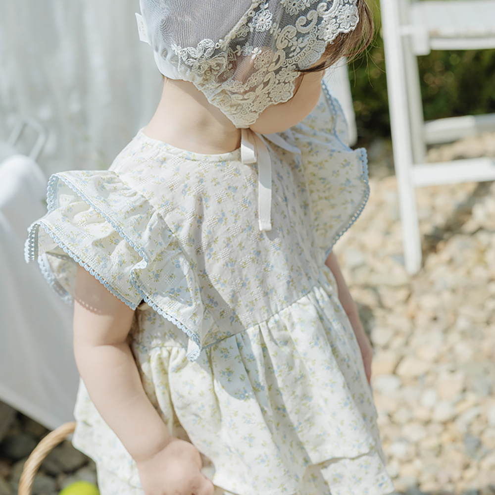 빌리 아델라인 치마 바디수트-블루 (6m~12m) - 상세 이미지 4