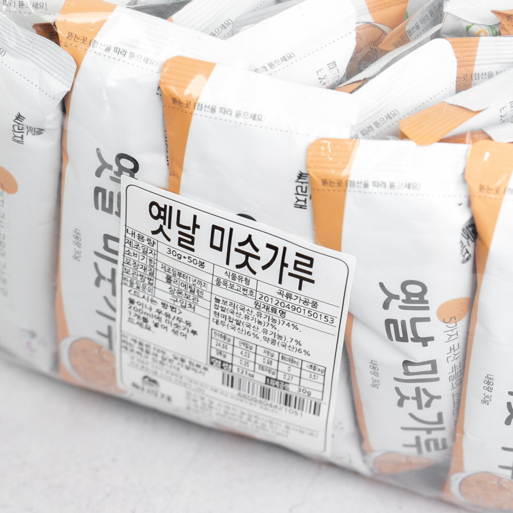 싸리재 시원하고 구수한 전통 옛날 맛 미숫가루, 스틱 30g 식사대용 100포, 1개 - 상세 이미지 5