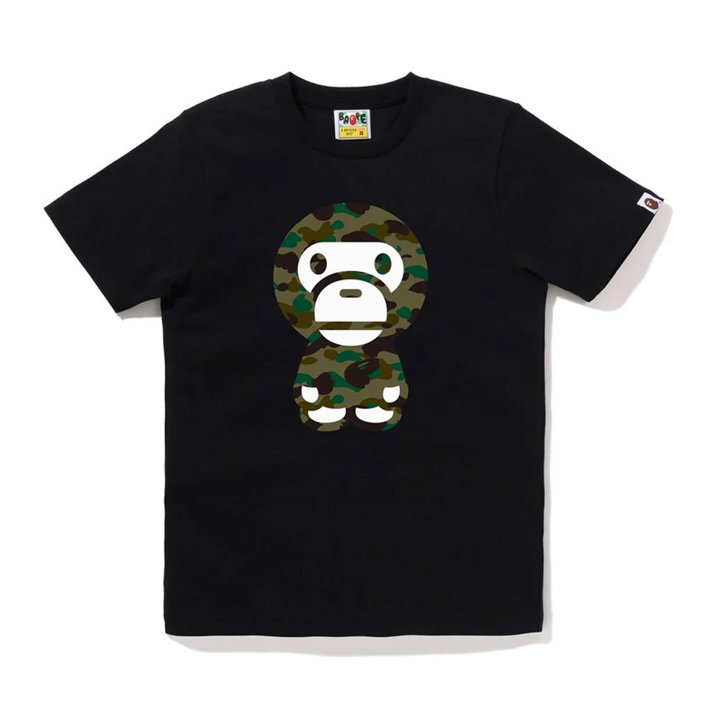 베이프 우먼즈 반팔티 1ST CAMO BIG BABY MILO TEE 2L20-210-003 - 메인 이미지