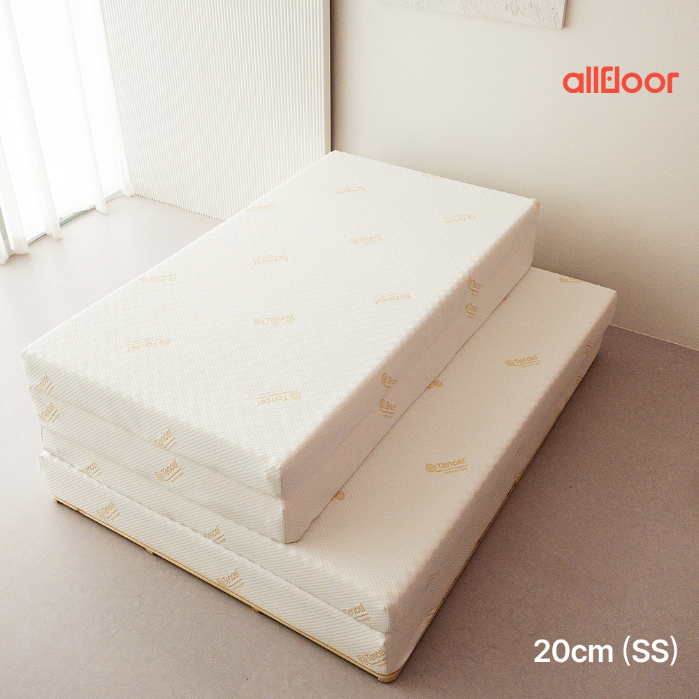 올플로어 텐셀 메모리폼 매트리스 20cm, SS(슈퍼싱글), 미디엄