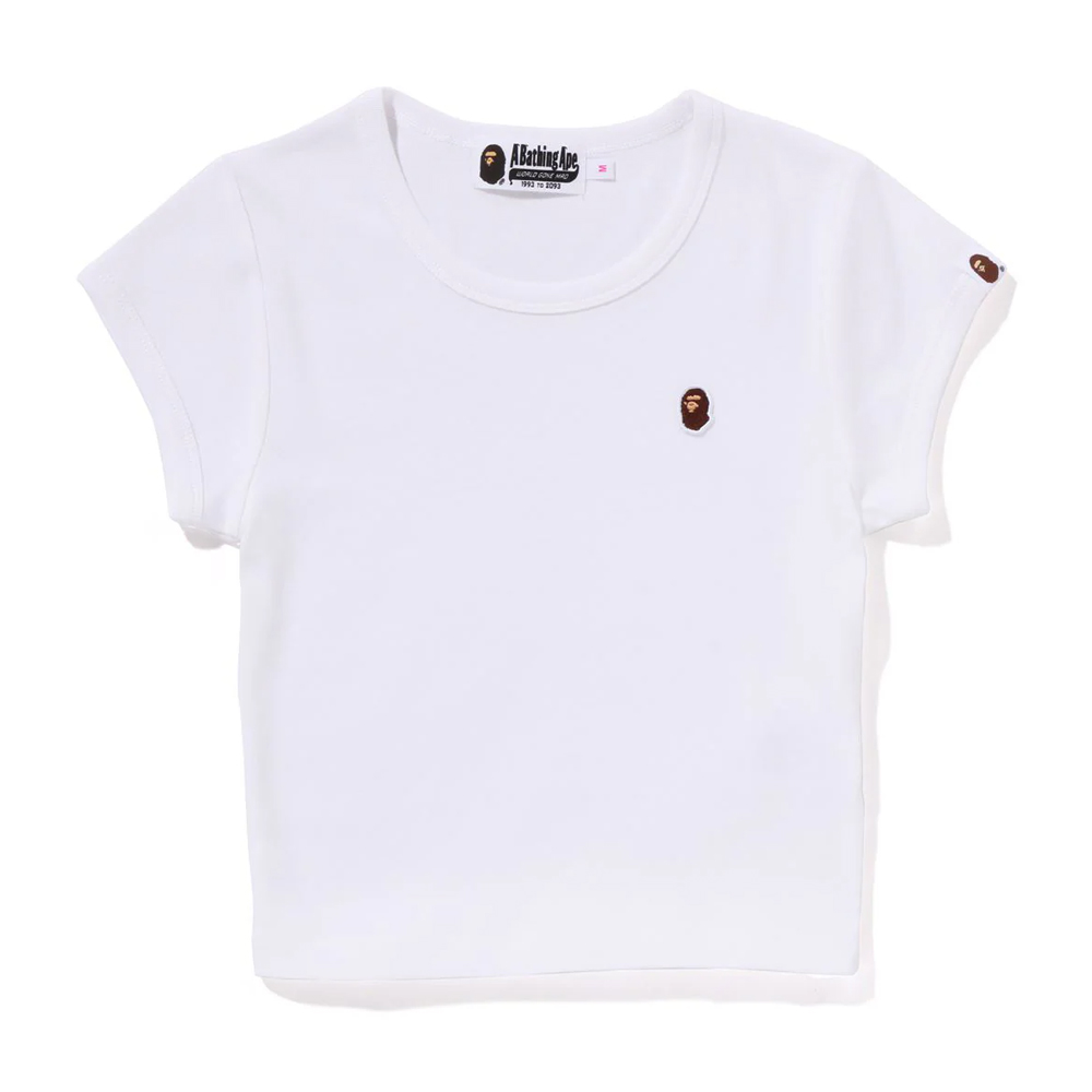 베이프 우먼즈 반팔티 APE HEAD ONE POINT CROPPED TEE 1L20-209-001 - 상세 이미지 2