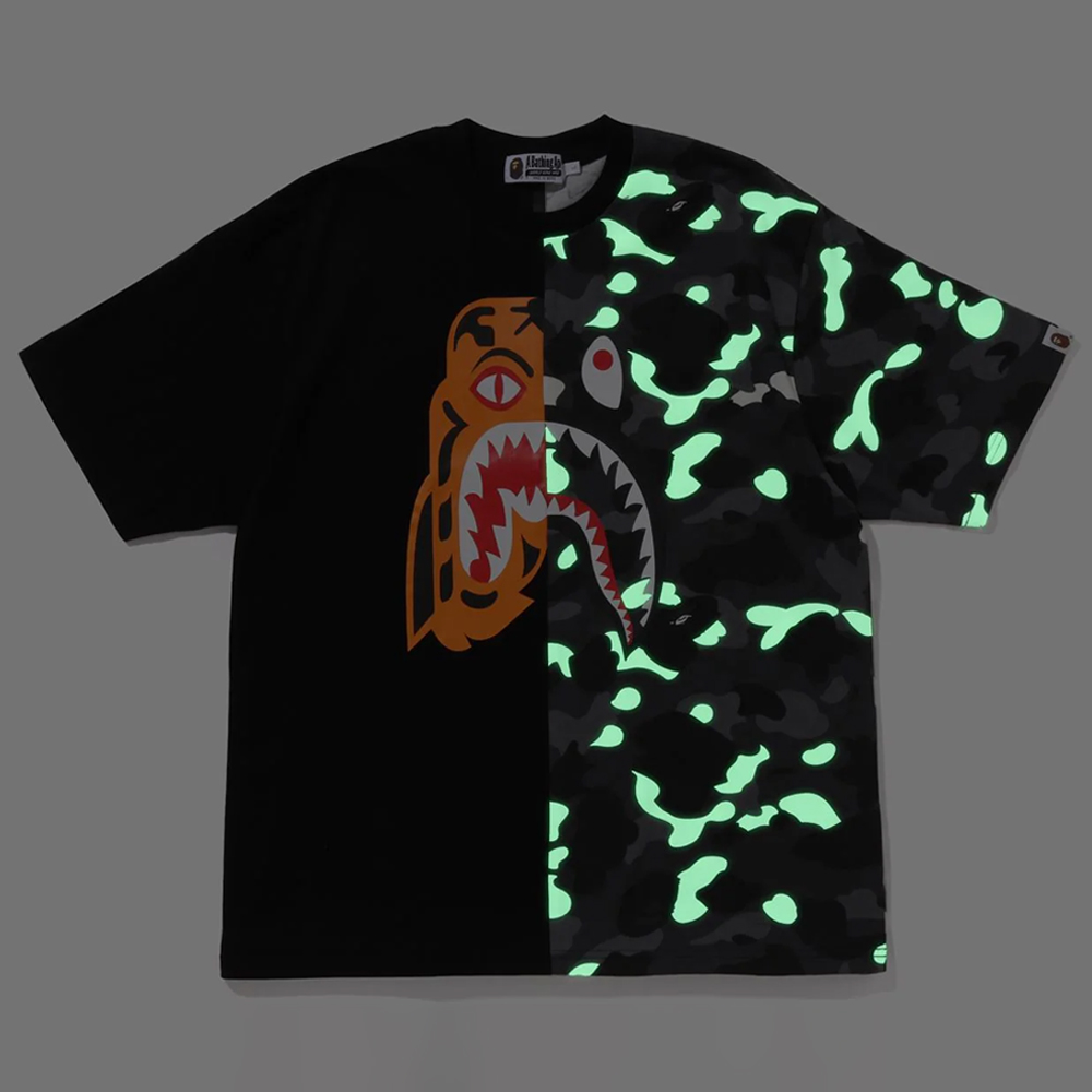 베이프 반팔티 CITY CAMO TIGER SHARK RELAXED FIT TEE 1L80-109-301 - 상세 이미지 5