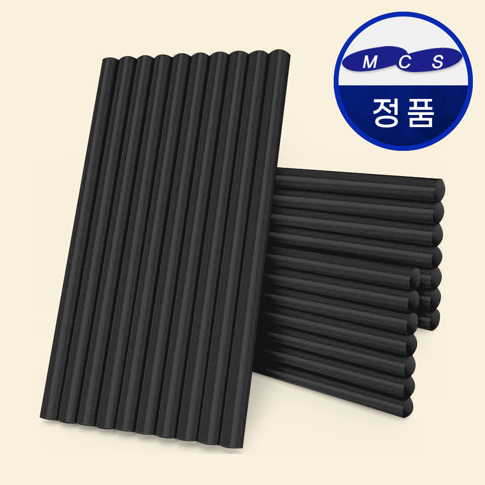 국산 핫멜트 글루 스틱 막대본드 7mm 대용량 6kg 블랙 - 상품 이미지