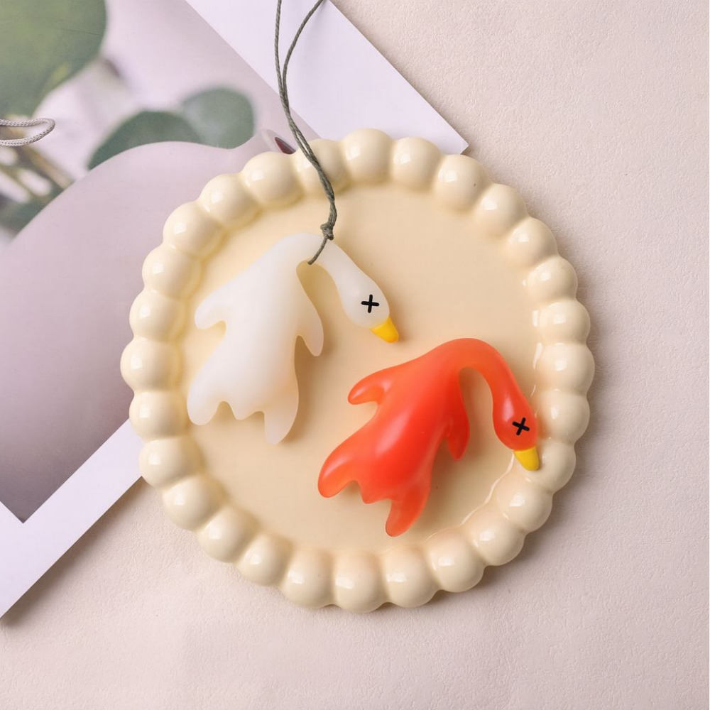 [9cm 대왕사이즈] 빌리네집 자외선오리 인형 베이징덕 키링 자외선체크 이미지 2