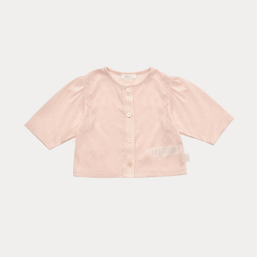 빌리 아일라 7부 가디건-핑크 (12m~4y) - 상품 이미지