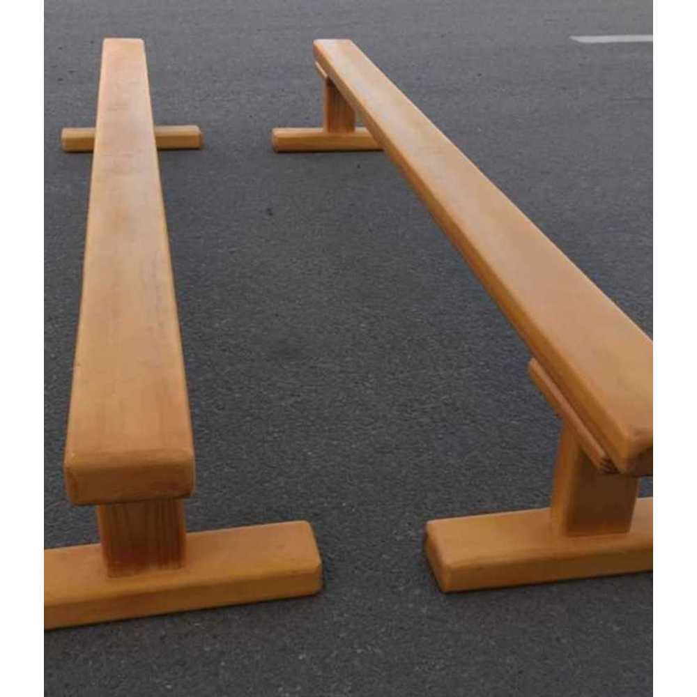 평균대 체조 연습용 균형 감각 발달 홈트 기구 다리 1.5mx8cmx30cm - 상세 이미지 2