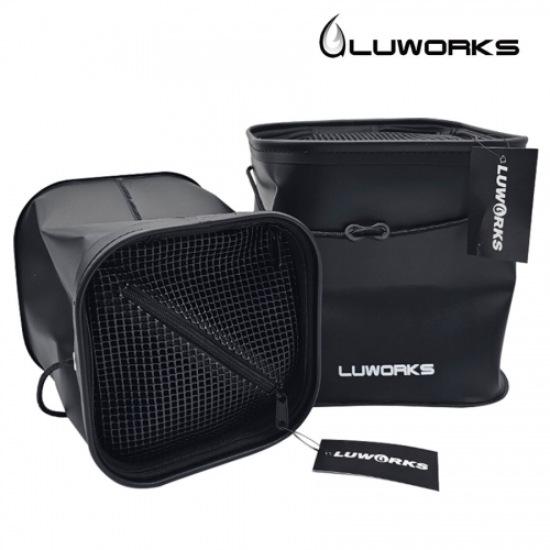 루웍스 접이식 두레박 블랙 24CM LWT-224 - 상품 이미지