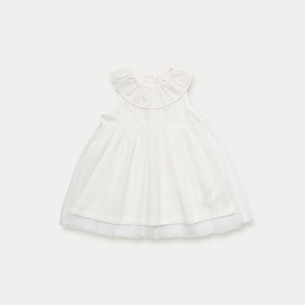 빌리 아일라 원피스-아이보리 (12m~4y) - 메인 이미지