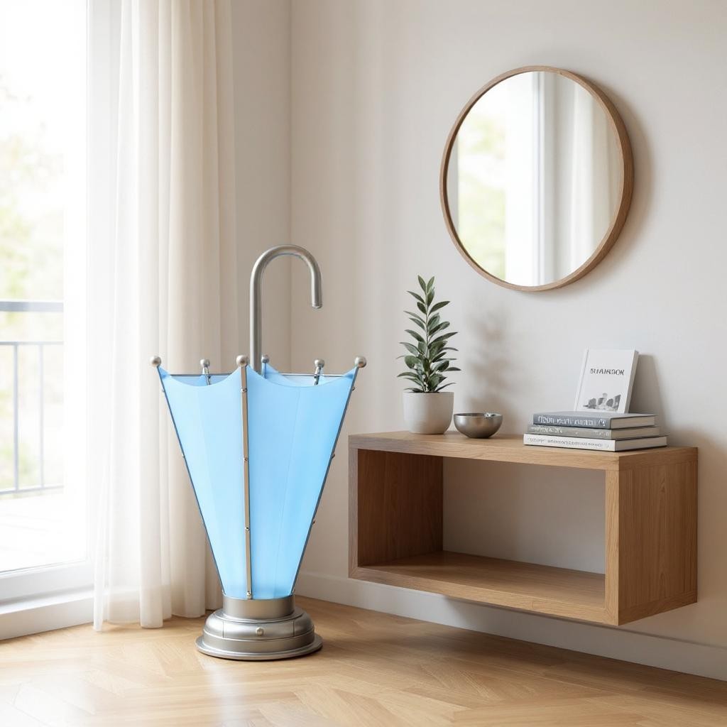 우산모양 우산꽂이 대용량 모던 업소용 현관 접이식 인테리어 빗물받이