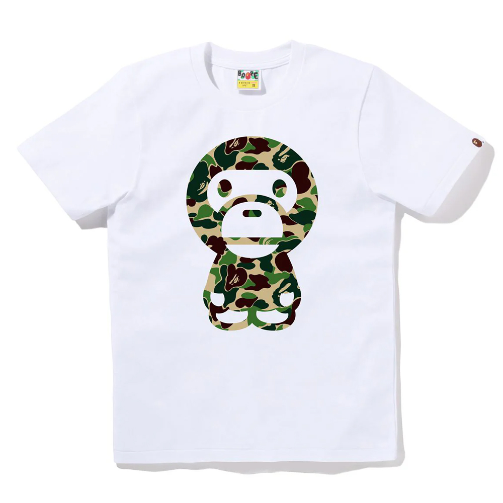베이프 우먼즈 반팔티 ABC CAMO BIG BABY MILO TEE 2L20-210-001 - 상세 이미지 5