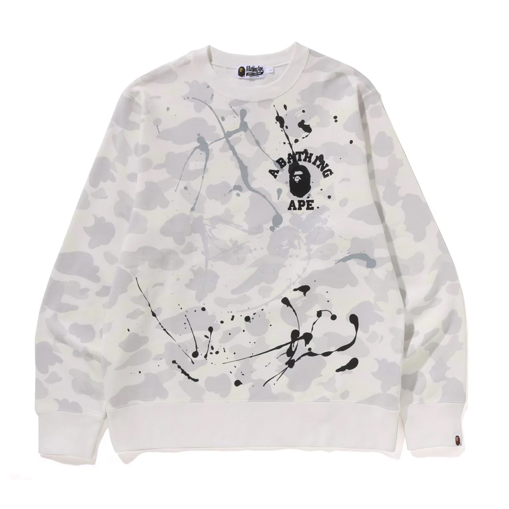 베이프 티셔츠 CITY CAMO PAINTING CREWNECK SWEATSHIRT 1L80-113-006 - 상세 이미지 4