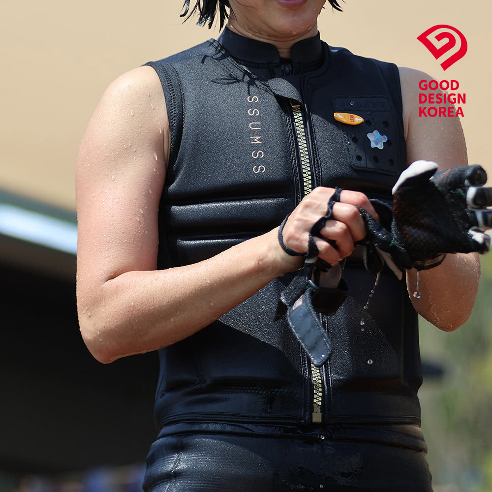 썸쓰 프로 웨이크베스트 수상스키 제트스키 웨이크보드조끼 구명조끼 라이프자켓 슬림 네오프렌 부력보조복