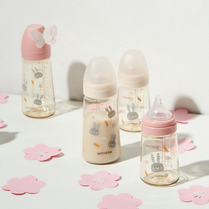 [ 1+1] 마더케이 신생아 배앓이방지 베이직 PPSU 젖병 180ML / 아기젖병 - 상품 이미지
