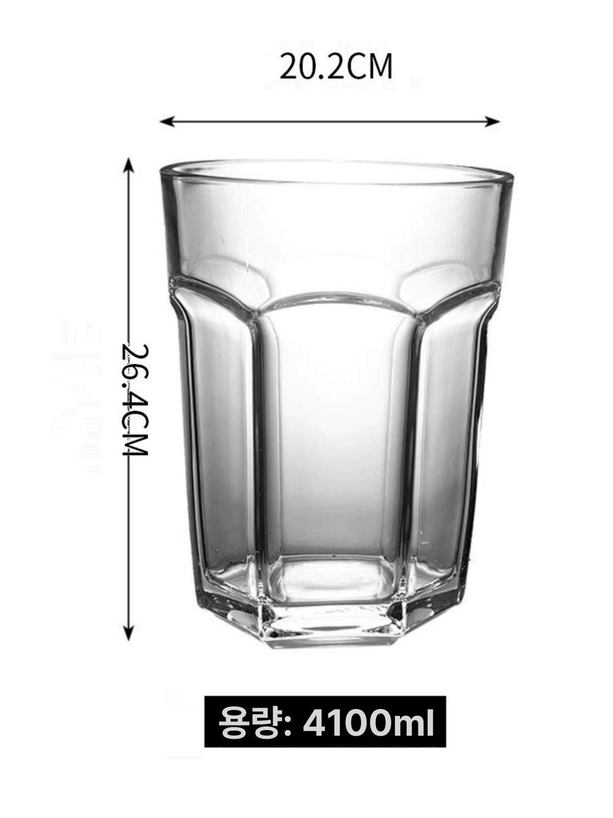 초대형 맥주잔 이벤트용 특대형 빅사이즈 유리잔 호가든 컵 500ml - 상세 이미지 5