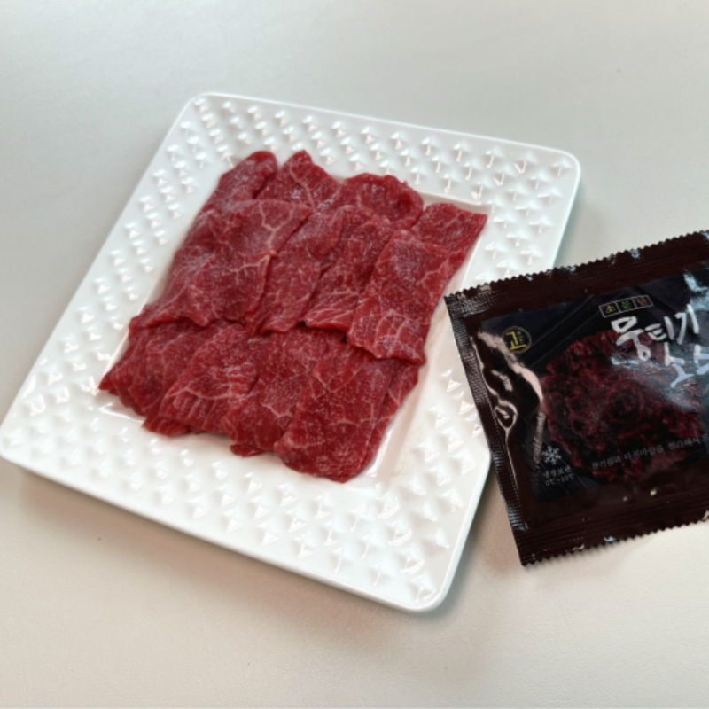 당일도축 한우 육사시미 200g 과 뭉티기 소스 50g[생고창고] - 상세 이미지 2