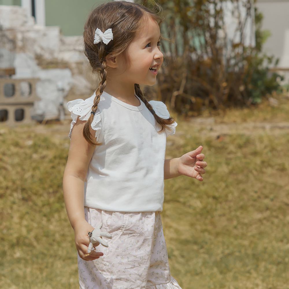 빌리 라피네 나시 티셔츠 크림-2color (12m~4y) - 상세 이미지 2