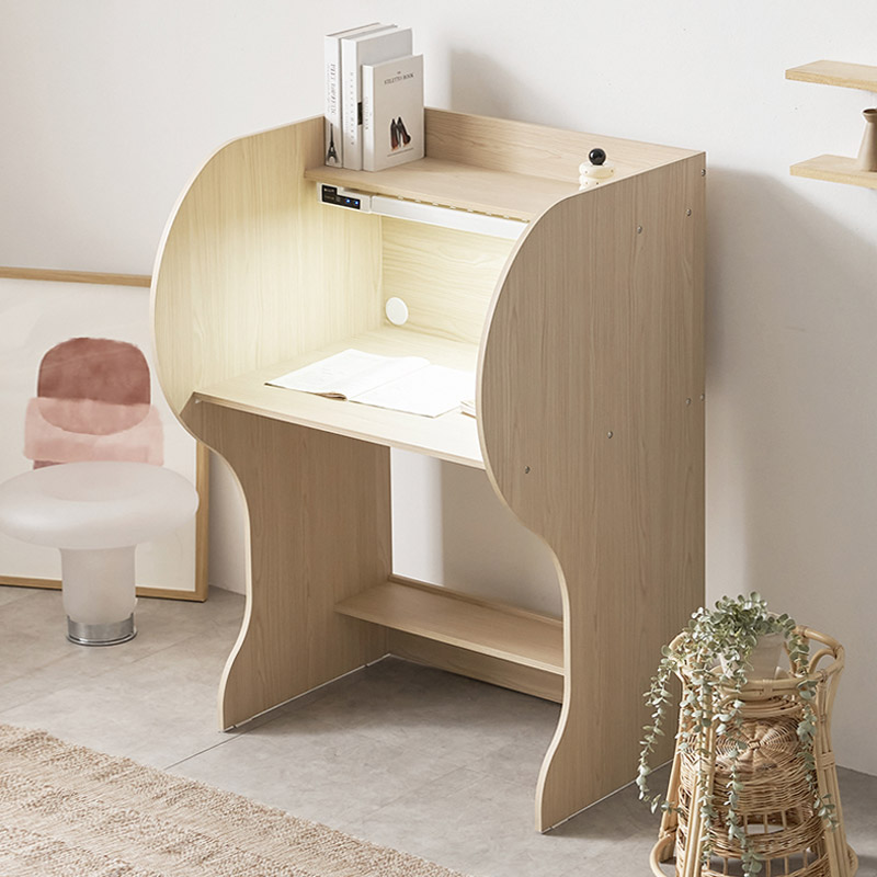 e스마트 칸막이 독서실책상+LED스탠드포함 기본형